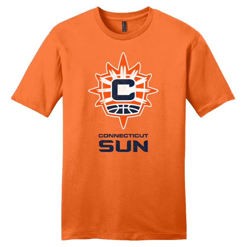 CT Sun Distressed Logo TShirt Connecticut Sun by Campus Customs