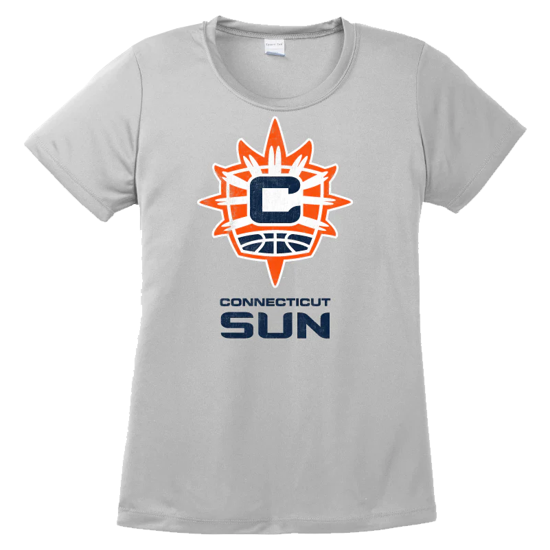 CT Sun Ladies Distressed Logo Performance T-Shirt