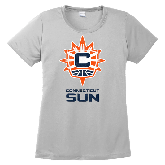 CT Sun Ladies Distressed Logo Performance T-Shirt